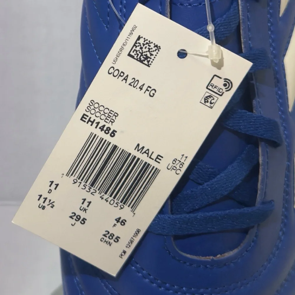 Adidas Copa 20.4 FG Soccer Cleats – Royal Blue – Men’s 11 – NEW With Tags